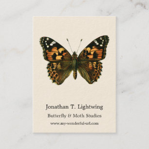 Vanessa cardui - The Painted Lady Butterfly Busine Business Card