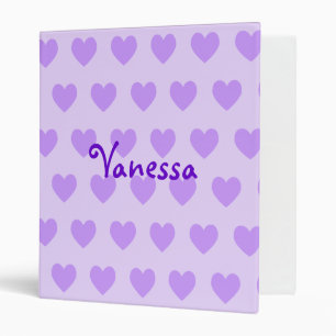 Vanessa in Purple Binder