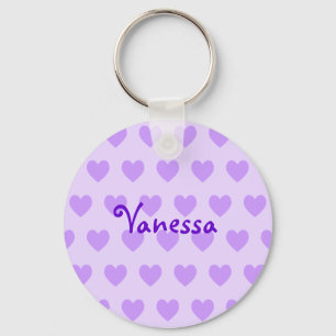 Vanessa in Purple Keychain