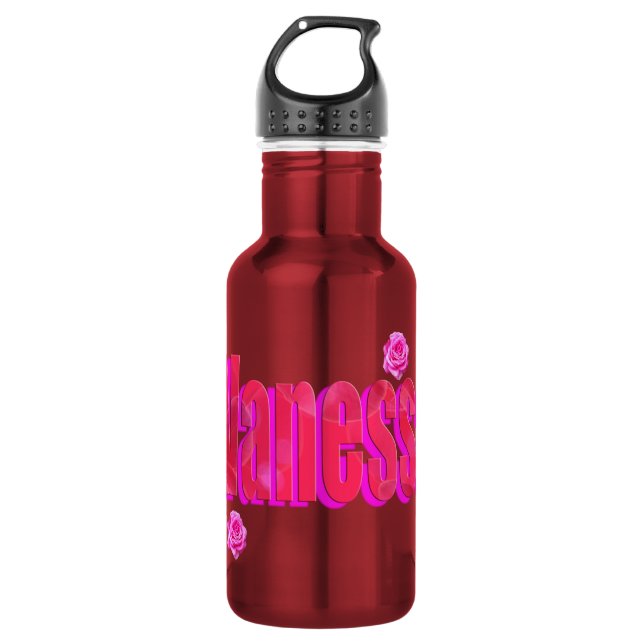 Vanessa Name Logo, 532 Ml Water Bottle (Front)