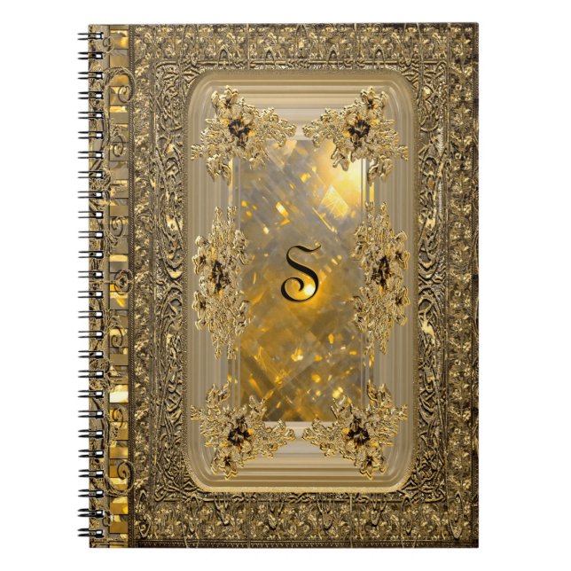Vanfleet Mirage Victorian Monogram Notebook (Front)