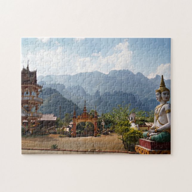 Vang Vieng Laos Creative Temple puzzle puzzle (Horizontal)