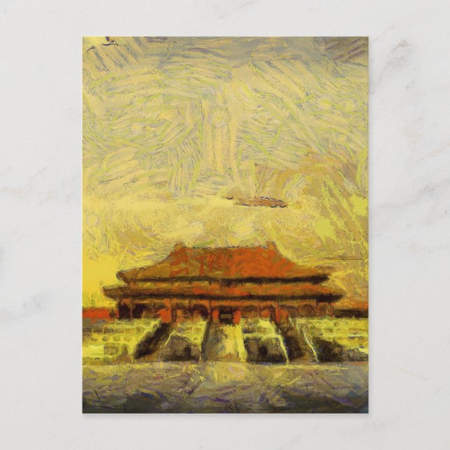 vangogh Forbidden-City Postcard (Front)