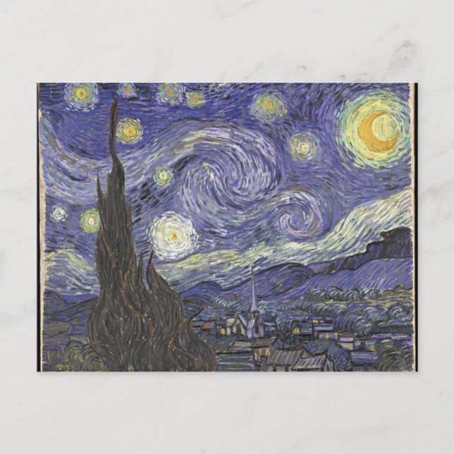 vangogh-starry night postcard (Front)