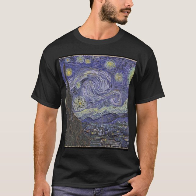 vangogh-starry night T-Shirt (Front)
