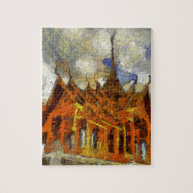vangogh Thailand GrandPalace Jigsaw Puzzle (Vertical)
