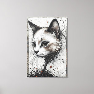 Vanguard Cat Canvas Print