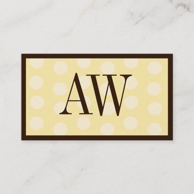 Vanilla Bedotted Business Card (Front)