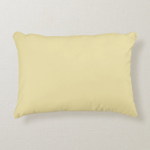 Vanilla Colour Milk Yellow Buttermilk Background Decorative Pillow