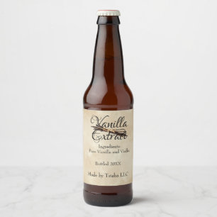 Vanilla Extract Custom Label
