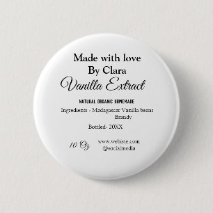 Vanilla extract homemade add ingredients weight de 2 inch round button