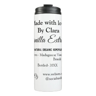 Vanilla extract homemade add ingredients weight de thermal tumbler