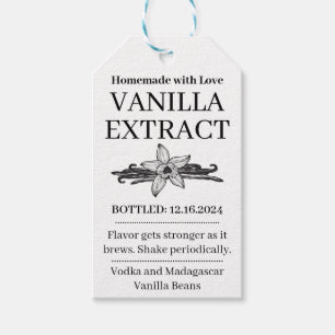 Vanilla Extract Modern Label Sticker V4