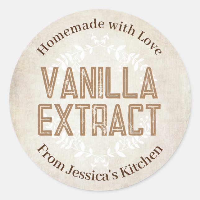Vanilla Extract Sticker VE035_01rdv3 (Front)