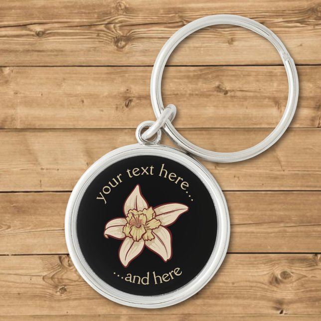 Vanilla Flower Icon Keychain (Creator Uploaded)