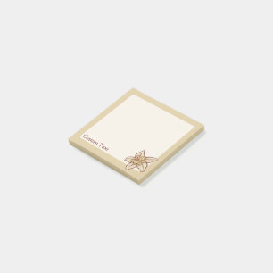 Vanilla Flower Icon Post-it Notes