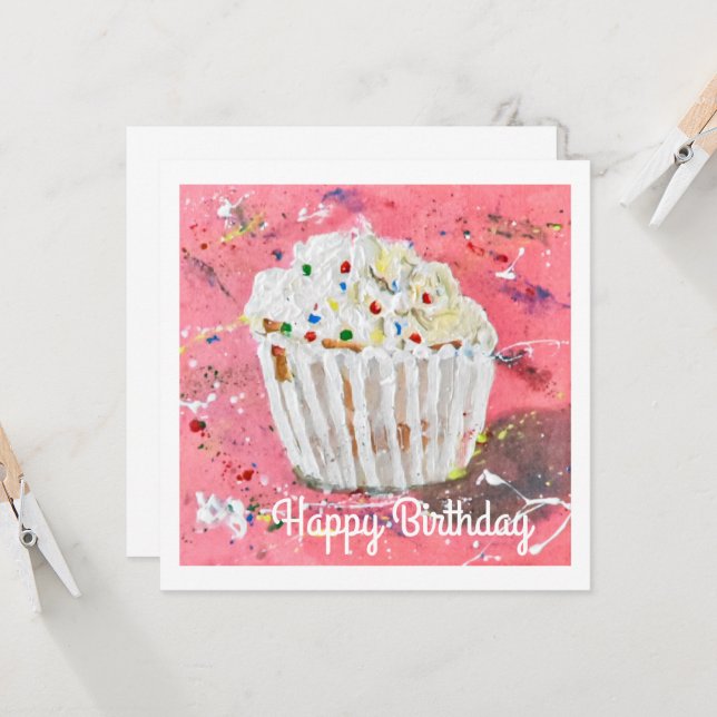 Vanilla Frosting Card (Front/Back In Situ)