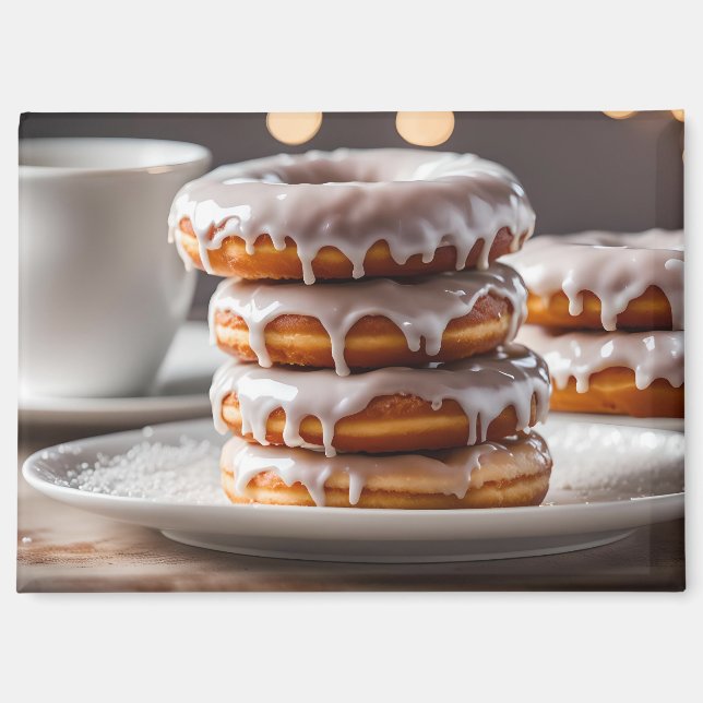 Vanilla Glazed Donuts Magnet (Front)