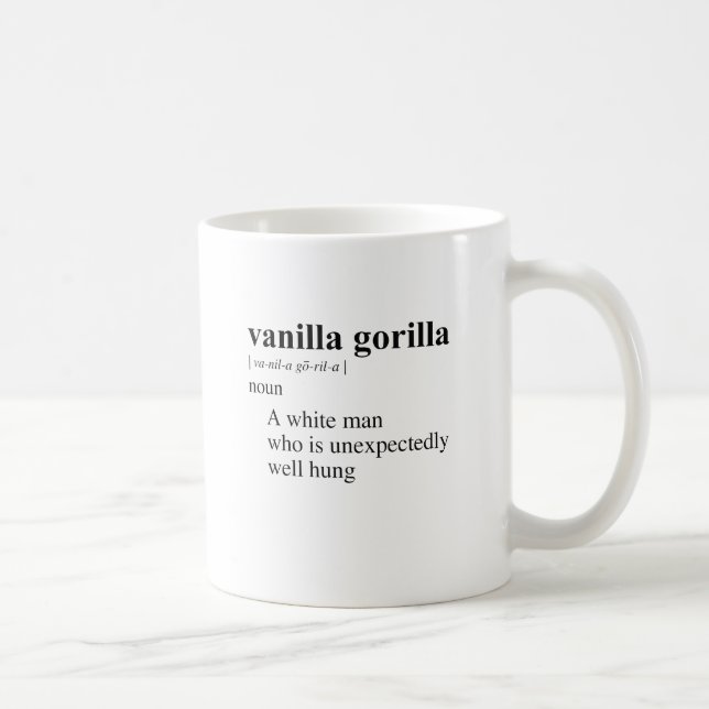 VANILLA GORILLA COFFEE MUG (Right)