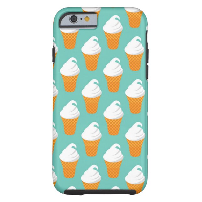 Vanilla Ice Cream Cone Pattern Case-Mate iPhone Case (Back)