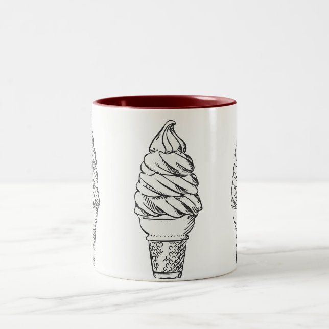 Vanilla Ice Cream Mug (Center)