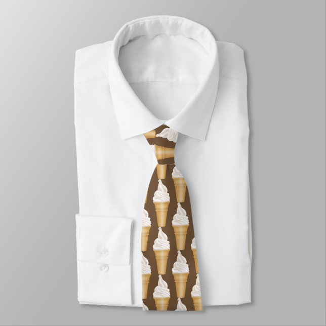Vanilla Ice Cream tiled pattern tie (Tied)