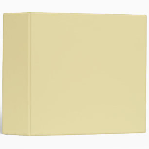 Vanilla Solid Colour Trendy Colour Binder