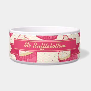 Vanilla Sprinkle Cupcake Pattern and Ribbon