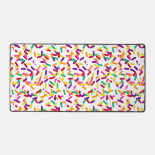 Vanilla Sprinkles Desk Mat