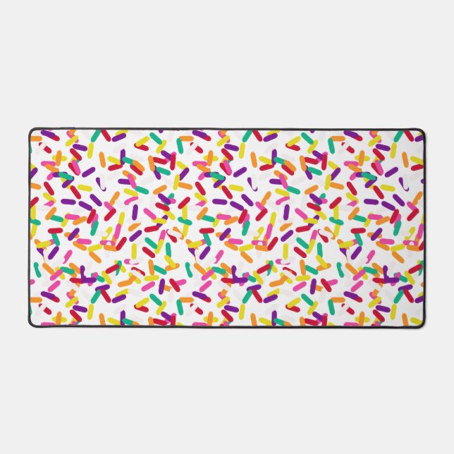 Vanilla Sprinkles Desk Mat (Front)