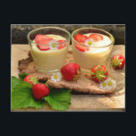 VANILLA STRAWBERRY DESSERT POSTCROSSING POSTCARD<br><div class="desc">POSTCARD VANILLA STRAWBERRY DESSERT POSTCROSSING</div>