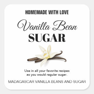 Vanilla Sugar Custom Labels VS001sq
