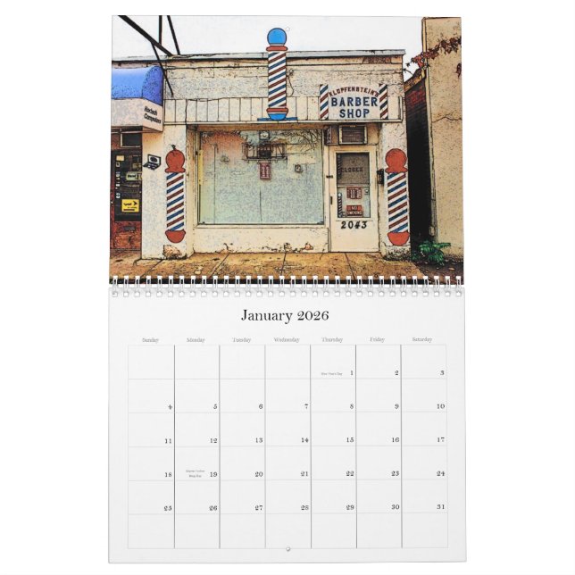 Vanishing America Calendar - Customized (Jan 2026)