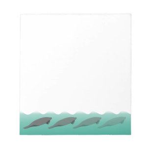 Vanishing Manatees notepad - customizable