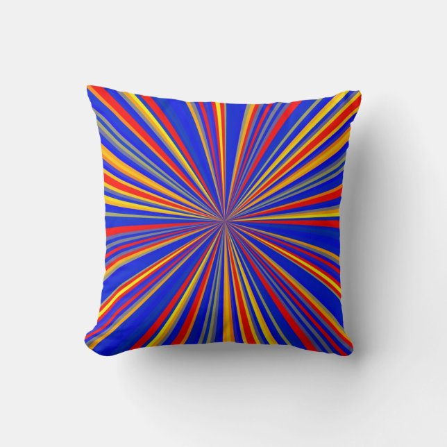 Vanishing Point 02 Throw Pillow (Front)