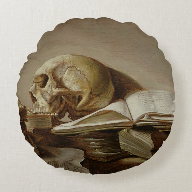Vanitas 2 round pillow (Front)