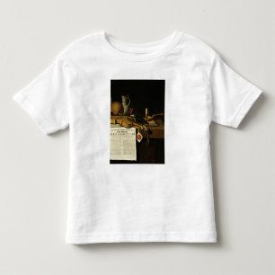 Vanitas still life homage toddler t-shirt