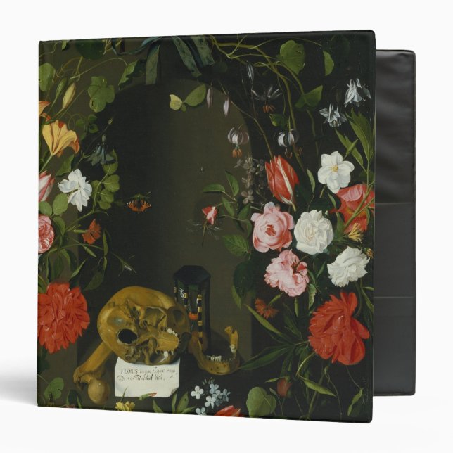 Vanitas Still Life with Flowers Binder (Front/Inside)