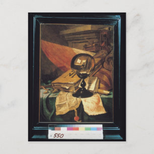 Vanitas with a Crystal Ball Postcard