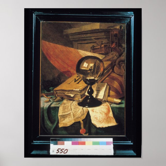 Vanitas with a Crystal Ball Poster (Front)