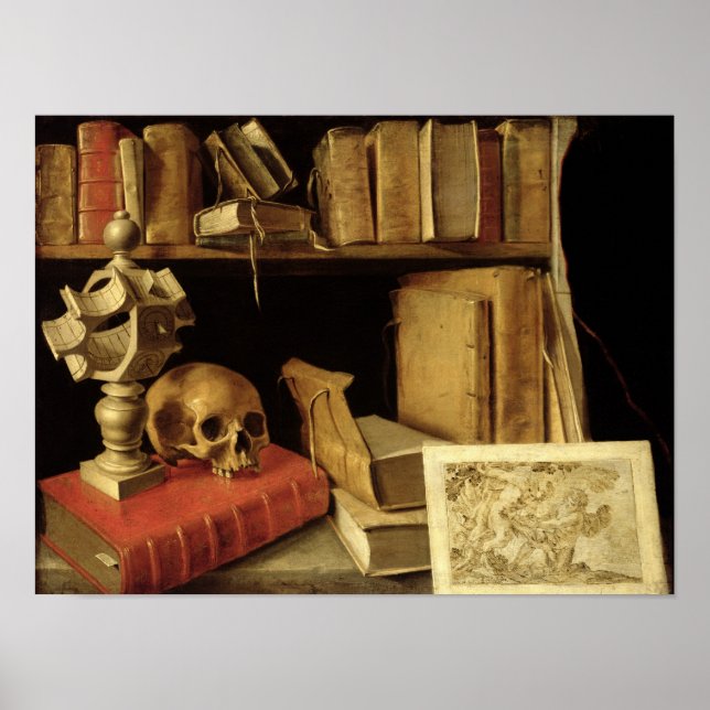 Vanitas with a Sundial, c.1626-40 Poster (Front)