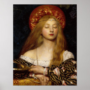 Vanity - A Medieval Maiden Poster