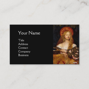 VANITY BEAUTY-FASHION COSTUME DESIGNER ,Black Business Card