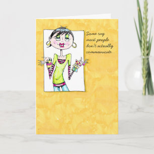 Vanity Birthday or friendship card