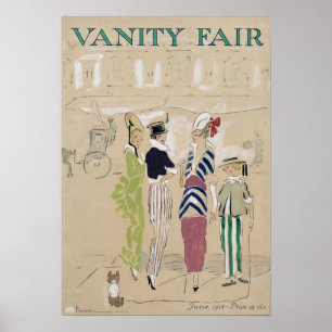 Vanity Fair Magazine Poster vintage de couverture