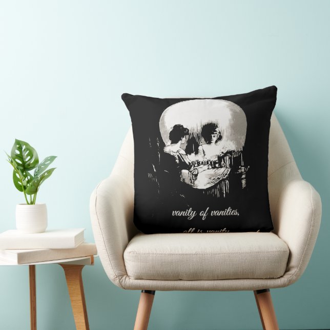 Vanity of Vanities All Is Vanity Ecclesiastes Throw Pillow (Chair)