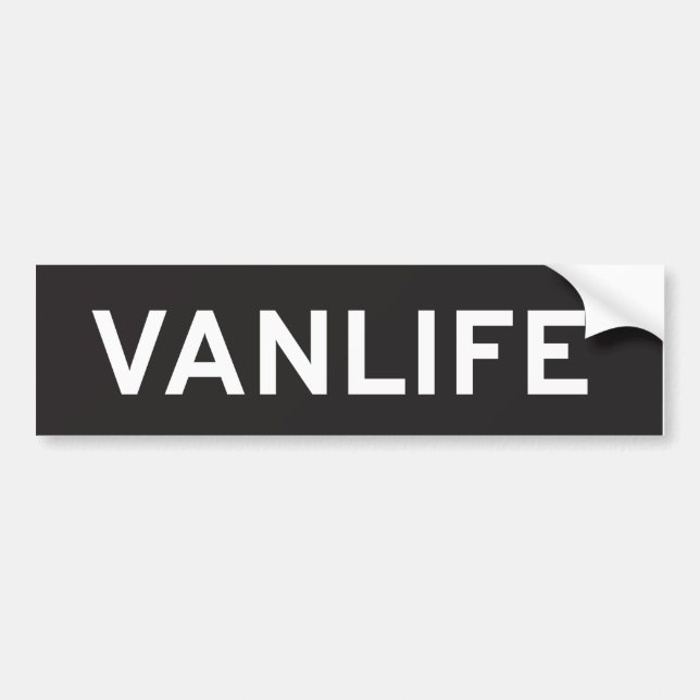Vanlife Bumper Sticker (Front)