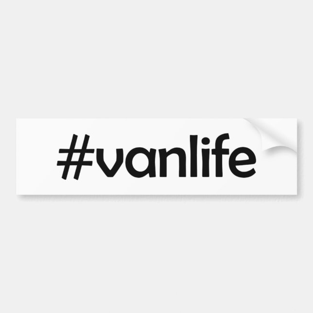 #vanlife Bumper Sticker (Front)