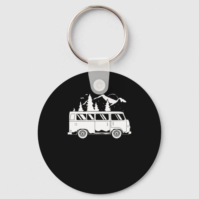Vanlife Camper Van Keychain (Front)