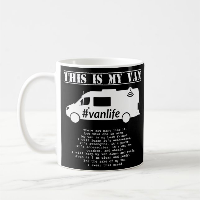Vanlife Creed - Sprinter G2 Coffee Mug (Left)